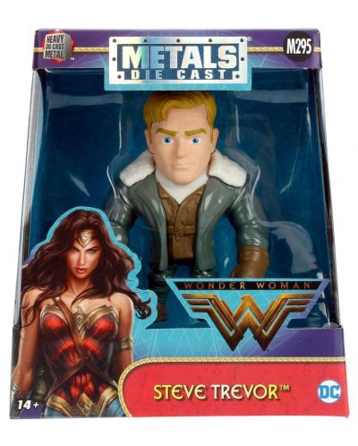 Фигура Metals Die Cast - Wonder Woman, Steve Trevor - 1