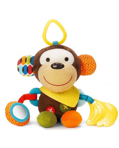 Мека играчка Skip Hop - Маймунка, с гризалка - 1