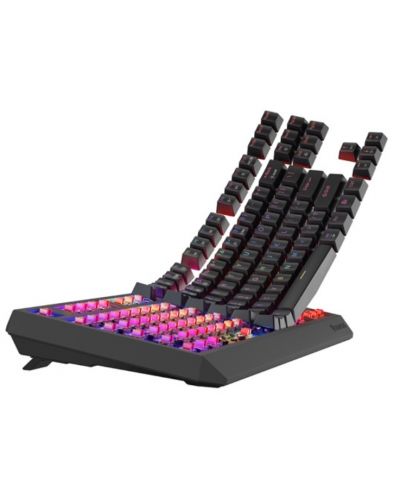 Механична клавиатура Genesis -  Thor 230 TKL, Outemu Red, безжична, черна - 4