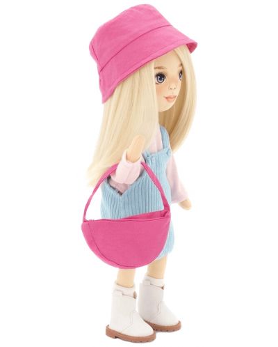 Мека кукла Orange Toys Sweet Sisters - Мия със синя рокля без ръкави, 32 cm - 3