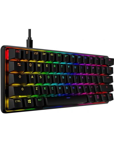 Механична клавиатура HyperX - Alloy Origins 60, Red, RGB, черна - 2