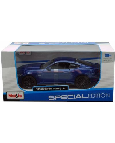 Метална кола Maisto Special Edition - New Ford Mustang, синя, 1:24 - 2