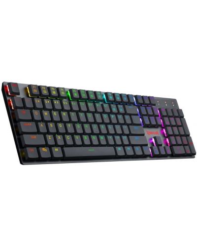 Механична клавиатура Redragon - Apas Pro, безжична, Blue, RGB, черна - 2