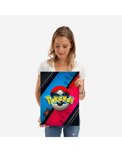 Метален постер Displate Animation: Pokemon - Pokeball - 2