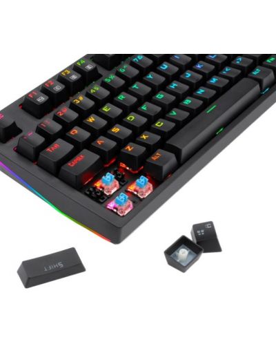 Механична клавиатура Redragon - Amsa Pro, Blue, RGB, черна - 3