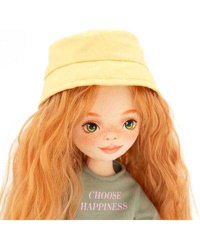 Мека кукла Orange Toys Sweet Sisters - Съни със зелен пуловер, 32 cm - 5