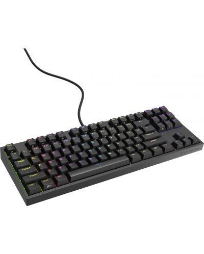 Механична клавиатура Genesis - Thor 404 TKL, Gateron yellow pro, RGB, черна - 2