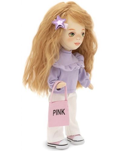Мека кукла Orange Toys Sweet Sisters - Съни с лилав пуловер, 32 cm - 3