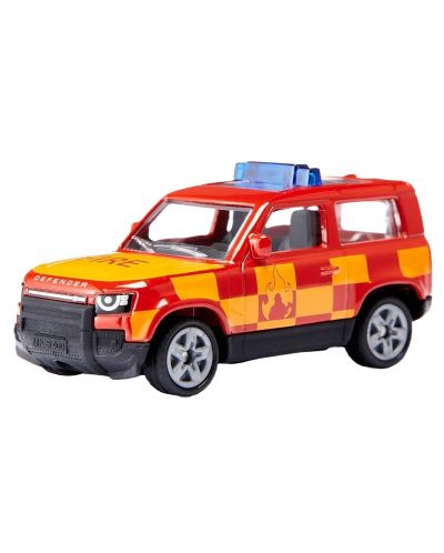 Метална играчка Siku - Land Rover Defender Feuerwehr - 1