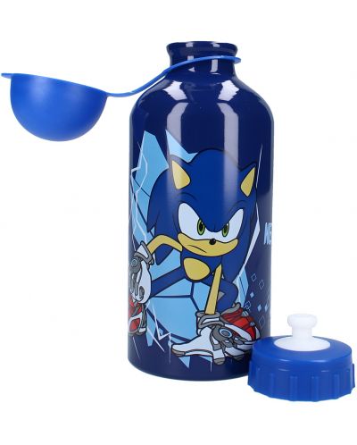 Алуминиева бутилка Vadobag Let's Eat - Sonic Prime, 500 ml - 2