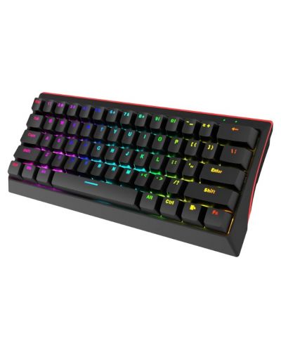 Механична клавиатура Marvo - KG962G, Red, RGB, черна - 4