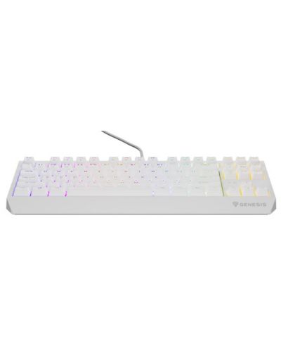 Механична клавиатура Genesis - Thor 230 TKL, Outemu Brown, RGB, бяла - 7