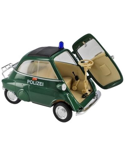 Метална кола Welly - BMW Isetta Polizei, 1:24 - 2