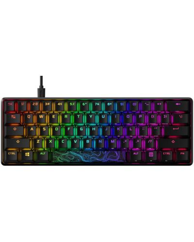Механична клавиатура HyperX - Alloy Origins 60, Red, RGB, черна - 3
