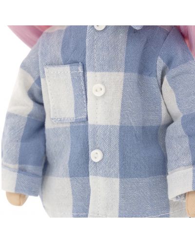 Мека кукла Orange Toys Sweet Sisters - Били с карирана риза, 32 cm - 5