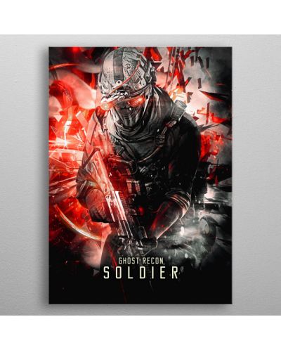 Метален постер Displate - Ghost Recon - Future Soldier Shooter - 3