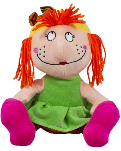 Мека кукла Амек Тойс - Кукла със зелена рокля, 24 cm - 1