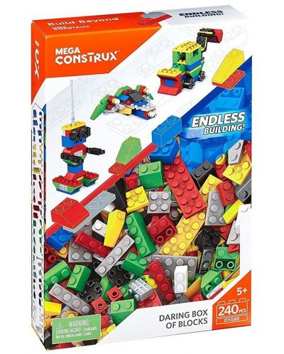 Конструктор Mega Construx Building Bricks - Daring Box, 240 части - 1