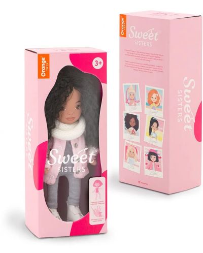Мека кукла Orange Toys Sweet Sisters - Тина с розово яке, 32 cm - 2