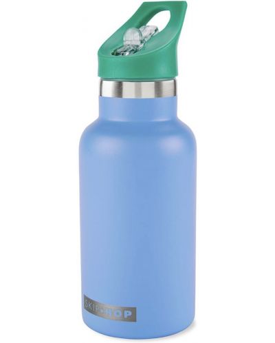 Метална бутилка Skip Hop - Blue, 380 ml - 2