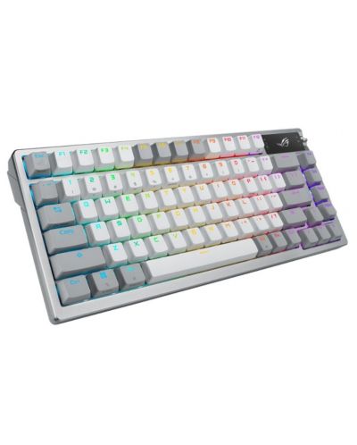 Механична клавиатура ASUS - ROG AZOTH, безжична, NX Snow, RGB, бяла - 5