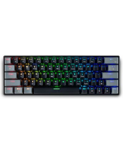 Механична клавиатура Spartan Gear - Pegasus 2, безжична, Red, RGB, черна/сива - 1