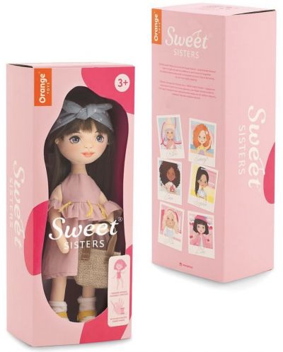 Мека кукла Orange Toys Sweet Sisters - Софи с рокля на пискюли, 32 cm - 8