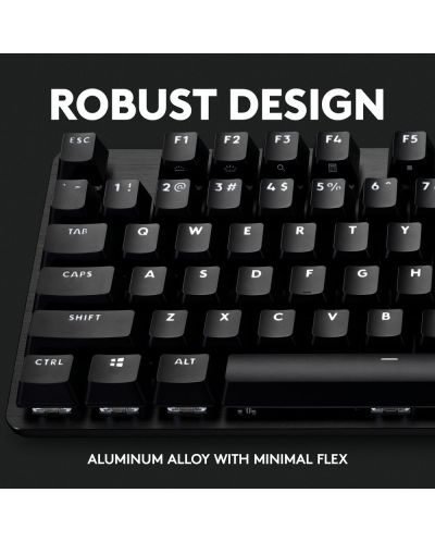 Механична клавиатура Logitech - G413 SE, tactile, LED, черна - 6
