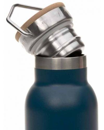 Метална бутилка Lassig - Adventure, 460 ml, синя - 2