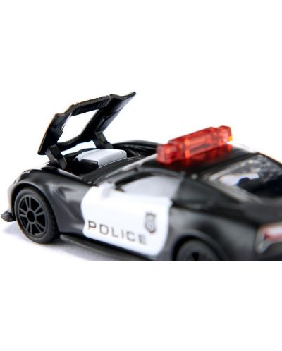 Метална количка Siku - Chevrolet Corvette Zr1 Police - 3