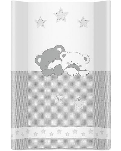 Мека подложка за повиване с борд Albero Mio - 70 x 47 cm, Bear Dreams, Grey - 1