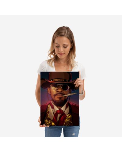 Метален постер Displate Movies: Django Unchained - Django - 2