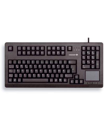 Механична клавиатура Cherry - G80-11900 Touchpad, MX, черна - 1
