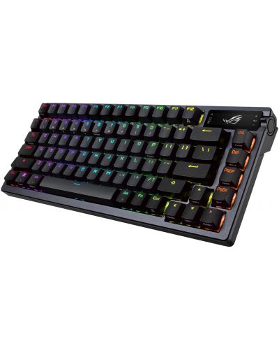 Механична клавиатура ASUS - ROG Azoth, безжична, NX Red, RGB, сива - 2