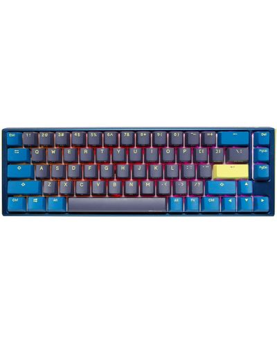 Механична клавиатура Ducky - One 3 Daybreak SF 65%, MX Black, синя - 1