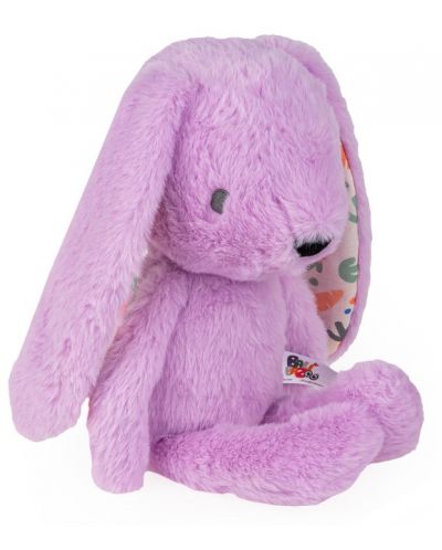 Мека играчка за гушкане Bali Bazoo - Rabbit, 32 cm, лилава - 1