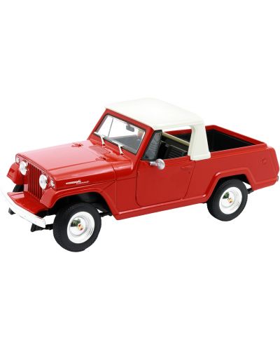 Метална кола Welly - Jeep Jeepster Commando Pickup 1967, 1:24  - 1