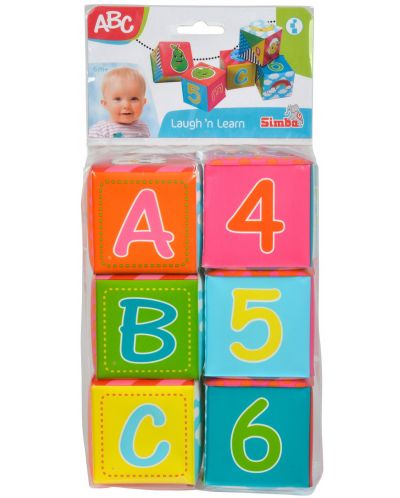 Меки кубчета Simba Toys - ABC - 3