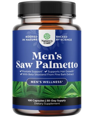 Men's Saw Palmetto, 100 капсули, Nature's Craft - 1