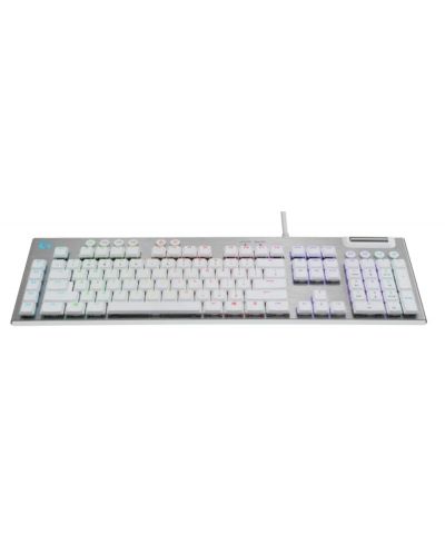 Механична клавиатура Logitech - G815 LIGHTSYNC, Tactile, RGB, бяла - 2