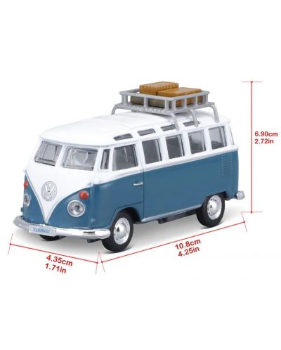 Метална играчка Maisto Weekenders - Ван Volkswagen, с движещи се елементи, Асортимент - 7