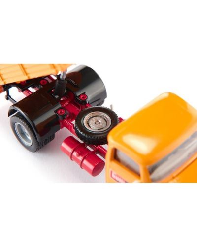 Метална играчка Siku - Камион с ремарке и фадрома Mercedes-Benz 710 - 3