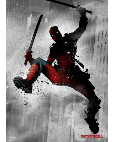 Метален постер Displate - Marvel: Deadpool - 1