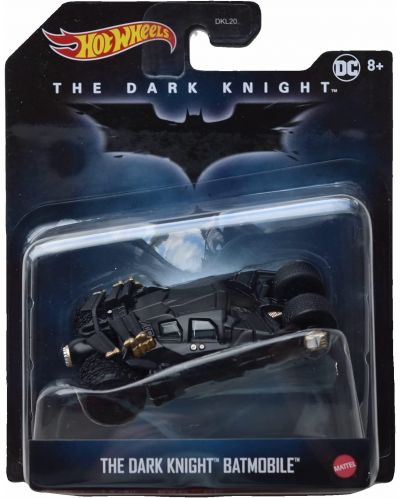 Метална количка Hot Wheels Batman - The Dark Knight Batmobile - 1