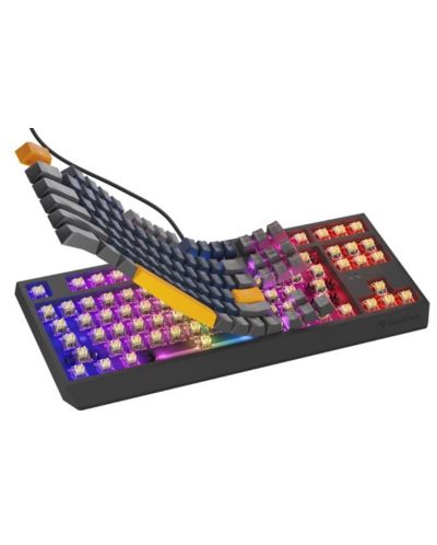Механична клавиатура Genesis - Thor 230 TKL, Positive, Outemu Panda, RGB, черна - 6