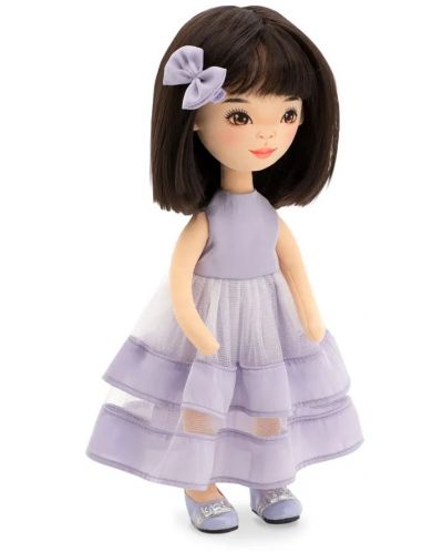 Мека кукла Orange Toys Sweet Sisters - Лилу с лилава рокля, 32 cm - 3