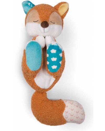 Мека играчка NICI - Спящата Лисица Финни, 23 cm - 2