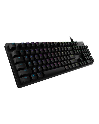 Механична клавиатура Logitech - G512 Carbon, GX Brown Tacticle, RGB, черна - 3
