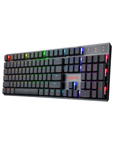 Механична клавиатура Redragon - Apas Pro, безжична, Blue, RGB, черна - 3