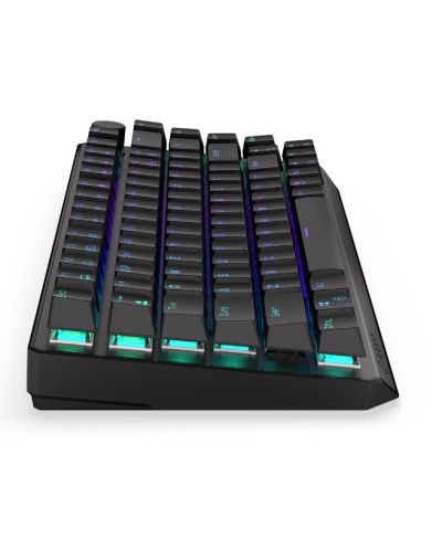 Механична клавиатура Endorfy - Thock 75%, безжична, Red, RGB, черна - 6